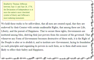declaration of independence