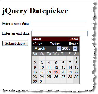 datepicker