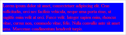 css rule