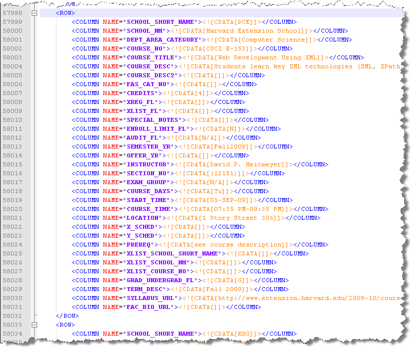 bad xml