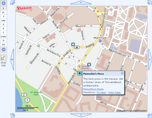 yahoo! maps with RSS